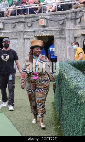 Forest Hills Stadium, Queens, New York, USA, August 20, 2021 - während der Hip Hop Summer NYC Homecoming Concert Series 2021 heute im Queens Forest Hills Stadium Foto: Luiz Rampelotto/EuropaNewswire FOTOKREDIT ERFORDERLICH. Quelle: dpa picture Alliance/Alamy Live News Stockfoto