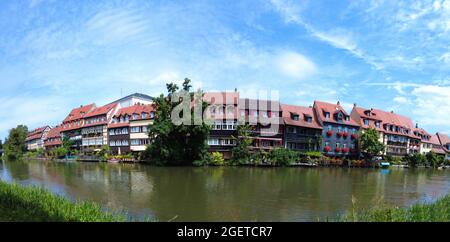 Bamber, Little Vencie, Ehemaliges Fischerdorf, Franken, Deutschland Stockfoto