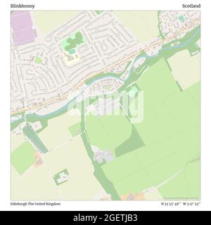 Blinkbonny, Edinburgh, Vereinigtes Königreich, Schottland, N 55 53' 48'', W 3 17' 53'', map, Timeless Map veröffentlicht im Jahr 2021. Reisende, Entdecker und Abenteurer wie Florence Nightingale, David Livingstone, Ernest Shackleton, Lewis and Clark und Sherlock Holmes haben sich bei der Planung von Reisen zu den entlegensten Ecken der Welt auf Karten verlassen.Timeless Maps kartiert die meisten Orte auf der Welt und zeigt die Verwirklichung großer Träume Stockfoto