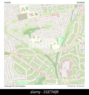 Drylaw, Edinburgh, Großbritannien, Schottland, N 55 57' 44'', W 3 14' 54'', map, Timeless Map veröffentlicht im Jahr 2021. Reisende, Entdecker und Abenteurer wie Florence Nightingale, David Livingstone, Ernest Shackleton, Lewis and Clark und Sherlock Holmes haben sich bei der Planung von Reisen zu den entlegensten Ecken der Welt auf Karten verlassen.Timeless Maps kartiert die meisten Orte auf der Welt und zeigt die Verwirklichung großer Träume Stockfoto