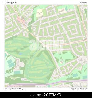 Duddingston, Edinburgh, Großbritannien, Schottland, N 55 56' 33'', W 3 7' 45'', map, Timeless Map veröffentlicht im Jahr 2021. Reisende, Entdecker und Abenteurer wie Florence Nightingale, David Livingstone, Ernest Shackleton, Lewis and Clark und Sherlock Holmes haben sich bei der Planung von Reisen zu den entlegensten Ecken der Welt auf Karten verlassen.Timeless Maps kartiert die meisten Orte auf der Welt und zeigt die Verwirklichung großer Träume Stockfoto