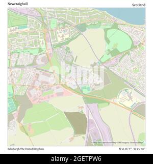 Newcraighall, Edinburgh, Großbritannien, Schottland, N 55 56' 7'', W 3 5' 30'', map, Timeless Map veröffentlicht im Jahr 2021. Reisende, Entdecker und Abenteurer wie Florence Nightingale, David Livingstone, Ernest Shackleton, Lewis and Clark und Sherlock Holmes haben sich bei der Planung von Reisen zu den entlegensten Ecken der Welt auf Karten verlassen.Timeless Maps kartiert die meisten Orte auf der Welt und zeigt die Verwirklichung großer Träume Stockfoto