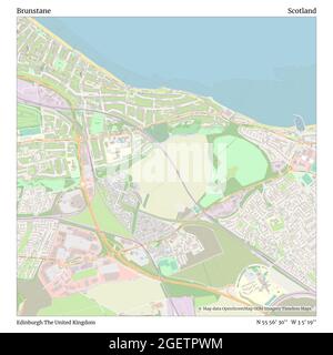 Brunstane, Edinburgh, Großbritannien, Schottland, N 55 56' 30'', W 3 5' 19'', map, Timeless Map veröffentlicht im Jahr 2021. Reisende, Entdecker und Abenteurer wie Florence Nightingale, David Livingstone, Ernest Shackleton, Lewis and Clark und Sherlock Holmes haben sich bei der Planung von Reisen zu den entlegensten Ecken der Welt auf Karten verlassen.Timeless Maps kartiert die meisten Orte auf der Welt und zeigt die Verwirklichung großer Träume Stockfoto