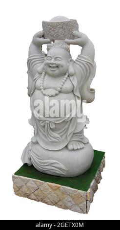 Lachende Buddha-Statue, Danang, Vietnam Stockfoto