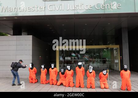 Protest für den Töten des Bill Manchester. VEREINIGTES KÖNIGREICH . Der Protest begann in Manchester Piccadilly. Die Demonstranten protestieren gegen die Gesetzgebung der Regierung, die darauf abzielt, störende Proteste in Großbritannien zu bedämmern. Picture Credit garyroberts/worldwidefeatures.com Stockfoto