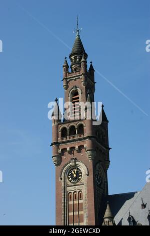 DEN HAAG, NIEDERLANDE - 04. Jun 2011: Ein Teil des Friedenspalastes in Den Haag, Niederlande Stockfoto