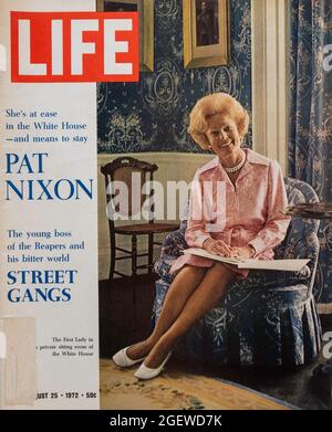 Cover des Vintage Life Magazins, Ausgabe vom 25. August 1972, USA Stockfoto