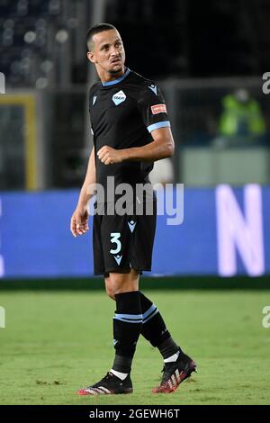 Empoli, Italien. August 2021. Luiz Roulli von der SS Lazio während des Fußballspiels der Serie A zwischen dem FC Empoli und der SS Lazio im Stadion Carlo Castellani in Empoli (Italien), 21. August 2021. Foto Andrea Staccioli/Insidefoto Kredit: Insidefoto srl/Alamy Live News Stockfoto