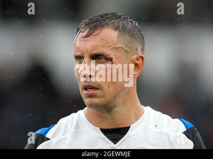 Derby, Großbritannien. August 2021. Phil Jagielka von Derby County während des Sky Bet Championship-Spiels zwischen Derby County und Middlesbrough im iPro Stadium, Derby, England, am 21. August 2021. Foto von Andy Rowland. Quelle: Prime Media Images/Alamy Live News Stockfoto