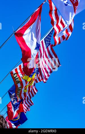 Mid Atlantic Air Museum WWII Air Show in Reading, PA das Wochenende des Zweiten Weltkriegs ist wie in der Zeit zurückversetzt zu werden, Stockfoto