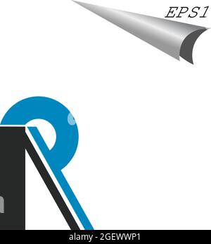 Ursprüngliche Vorlage für das im-Logo-Monogramm. Einfache elegante Form Stil modernes Logo. Stock Vektor