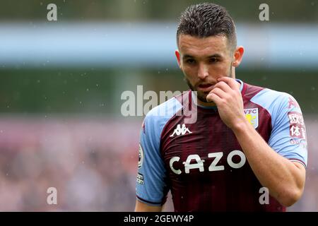 21. August 2021; Villa Park, Aston, Birmingham, West Midlands, England, Premier League Football, Aston Villa gegen Newcastle United; John McGinn von Aston Villa Stockfoto