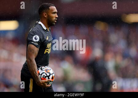 21. August 2021; Villa Park, Aston, Birmingham, West Midlands, England, Premier League Football, Aston Villa gegen Newcastle United; Callum Wilson von Newcastle United Stockfoto