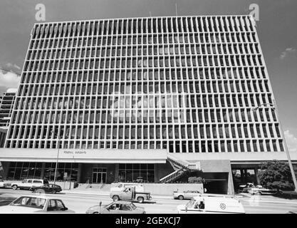 Austin Texas USA, um 1990: Federal Building in Downtown. ©Bob Daemmrich Stockfoto