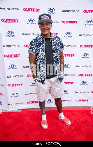 Los Angeles, USA. August 2021. D'Lo nimmt an Outfest LGBTQ Film Festival 5. Annual Trans and Nonbinary Summit in Directors Guild of America, Los Angeles, CA am 21. August 2021 Teil Quelle: Eugene Powers/Alamy Live News Stockfoto