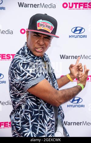 Los Angeles, USA. August 2021. D'Lo nimmt an Outfest LGBTQ Film Festival 5. Annual Trans and Nonbinary Summit in Directors Guild of America, Los Angeles, CA am 21. August 2021 Teil Quelle: Eugene Powers/Alamy Live News Stockfoto