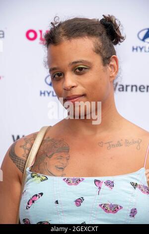 Los Angeles, USA. August 2021. Tourmalin nimmt am 5. Jährlichen Trans- und Nonbinary-Gipfel des Outfest LGBTQ Film Festival in der Directors Guild of America, Los Angeles, CA am 21. August 2021 Teil Quelle: Eugene Powers/Alamy Live News Stockfoto