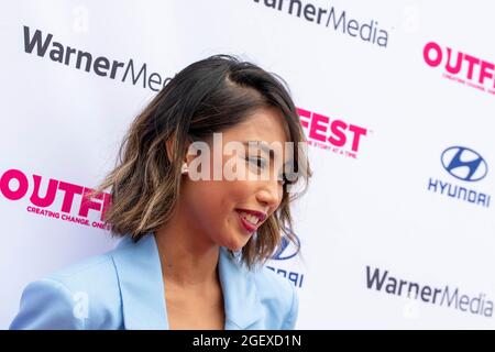 Los Angeles, USA. August 2021. Rachel Leyco nimmt am 21. August 2021 am 5. Jährlichen Trans- und Nonbinary-Gipfel des Outfest LGBTQ Film Festival in der Directors Guild of America, Los Angeles, CA Teil.Quelle: Eugene Powers/Alamy Live News Stockfoto