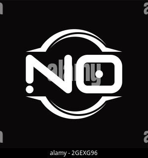 KEIN Logo Monogramm abstrakte Geschwindigkeit Technologie Blackground Design-Vorlage Stock Vektor