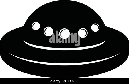 UFO Icon Logo Design Vektor Vorlage Stock Vektor