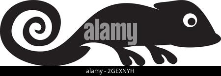 Chameleon Icon Logo Design Vektor Vorlage Stock Vektor