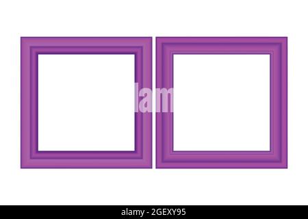 Set von rechteckigen Farbe Vintage Holzrahmen für Ihr Design. Vintage-Cover. Für Text platzieren. Vintage antike bunte moderne rechteckige Rahmen. Vorlage Stock Vektor