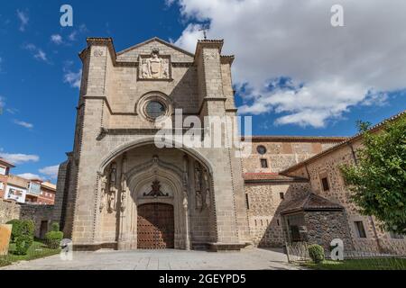 Das Königliche Kloster von St. Thomas oder Real Monasterio de Santo Tomás in Avila Spanisch, wurde von los Reyes Católicos, Fernando und Isabel, a gebaut Stockfoto