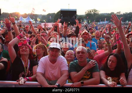 Nicht exklusiv: Rewind Festival South, Henley-on-Thames, Großbritannien, 21. August 2021, Foto von Richard Goldschmidt Stockfoto