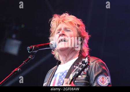 Nicht exklusiv: John Parr, Rewind Festival South, Henley-on-Thames, Großbritannien, 21. August 2021, Foto von Richard Goldschmidt Stockfoto