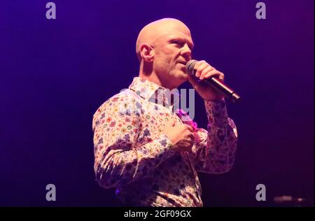 Nicht exklusiv: Jimmy Somerville, Rewind Festival South, Henley-on-Thames, Großbritannien, 21. August 2021, Foto von Richard Goldschmidt Stockfoto