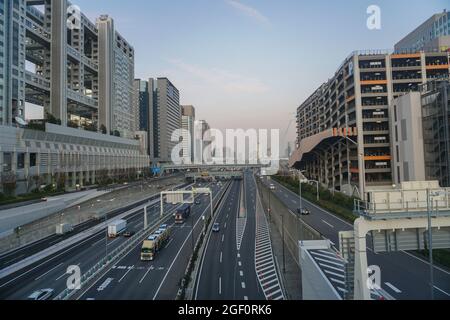 Tokyo Highway Road Odaiba Tokyo Japan Stock Photo Stock Images Stock-Bilder Stockfoto