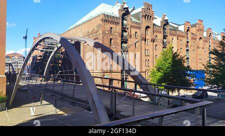 Ansichten des Stadtbildes von Hamburg Deutschland Stockfoto