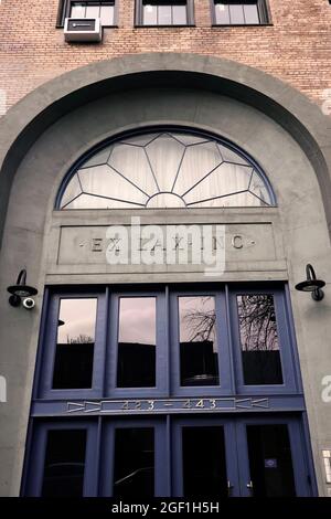 Ex-Lax-Gebäude in der Innenstadt von Brooklyn NYC Stockfoto