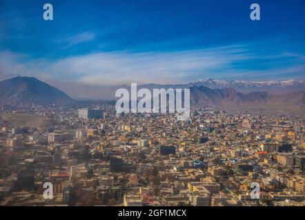 Ein Überblick über Kabul, Afghanistan, 24. Dezember 2020. (USA Army Reserve Foto von SPC. Jeffery J. Harris/ veröffentlicht) Stockfoto