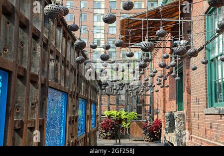 Light Festival Patio - Toronto, Kanada Stockfoto