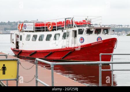 Marianne von Manchester Touristenboot von Cardiff Cruises in Cardiff City, South Wales, Großbritannien, 2021 Stockfoto