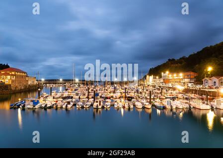 motrico Nachtansicht Langzeitbelichtung Stockfoto