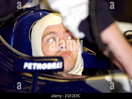 Rennstrecke Circuit de Catalunya Spanien, 25.-28.3.2003, Motorsport: Formel-1-Wintertests - Ralf SCHUMACHER, BMW Williams Stockfoto