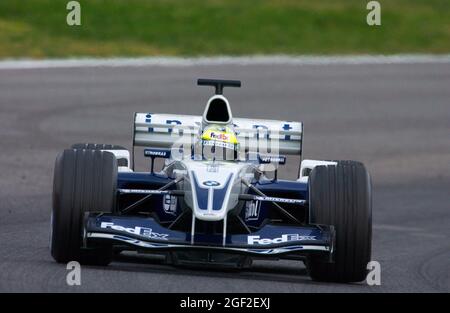 Rennstrecke Circuit de Catalunya Spanien, 25.-28.3.2003, Motorsport: Formel-1-Wintertests - Ralf SCHUMACHER, BMW Williams Stockfoto