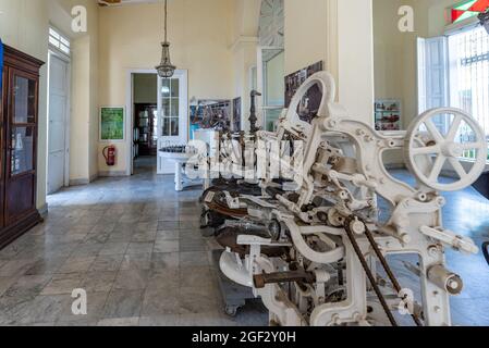 Museo del Ron Emilio Bacardi oder Rum Museum in Santiago de Cuba, Kuba Stockfoto