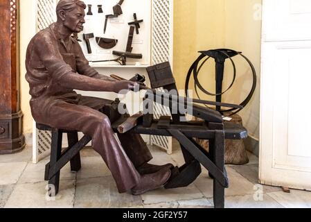 Museo del Ron Emilio Bacardi oder Rum Museum in Santiago de Cuba, Kuba Stockfoto