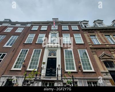 Botschaft von Georgien auf dem lange Vijverberg in Den Haag, Niederlande Stockfoto