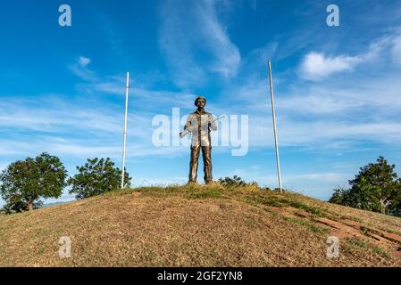 Frank Pais Statue Skulptur in Santiago de Cuba, Kuba Stockfoto