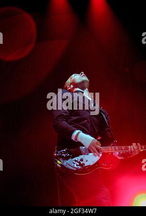 Chris Martin - Coldplay, V2003, Hylands Park, Chelmsford, Essex, Großbritannien - 16. August 2003 Stockfoto