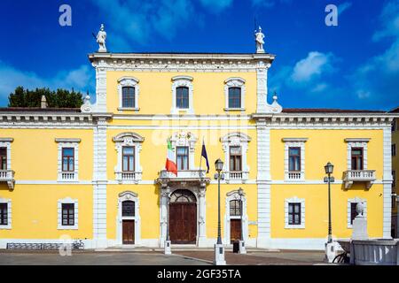 Brescia: Palazzo Martinengo Palatini auf der Piazza del Mercato Stockfoto