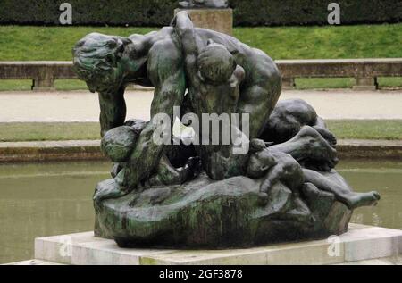 Auguste Rodin (1840-1917). Französischer Bildhauer. Ugolino und seine Söhne, 1901-1904. Bronze. Garten der Skulpturen. Rodin Museum. Paris. Frankreich. Stockfoto