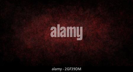 Aquarell Grunge Hintergrund in rot und schwarz. Stockfoto