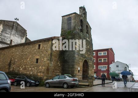 Valverde del Fresno, Spanien. Eine Stadt in Extremadura, einem der drei Dörfer, in denen die SPRACHE A Fala gesprochen wird Stockfoto