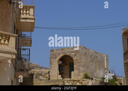 Steinhäuser auf Gozo, Malta Stockfoto