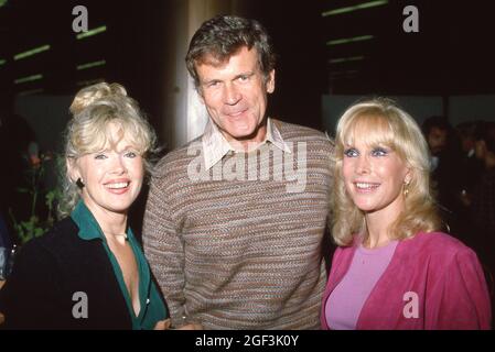 Connie Stevens, Don Murray und Barbara Eden. Um die 1980er Jahre Credit: Ralph Dominguez/MediaPunch Stockfoto